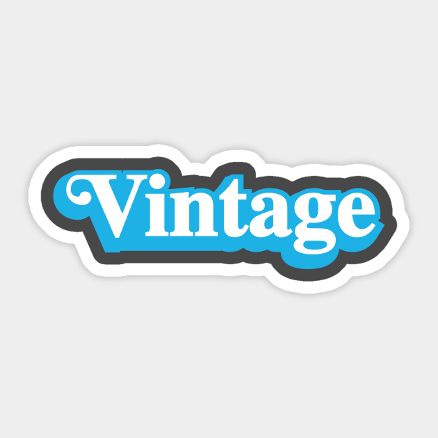 Vintage Sticker by Blacklight